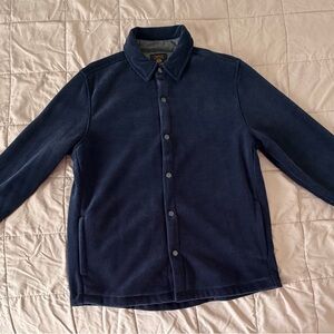 Copper Oak Men's Deep Blue Corduroy Shirt Jacket